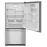 Maytag  30-Inch Wide Bottom Mount Refrigerator - 19 Cu. Ft. - Fingerprint Resistant Stainless Steel (MBF1958FEZ)