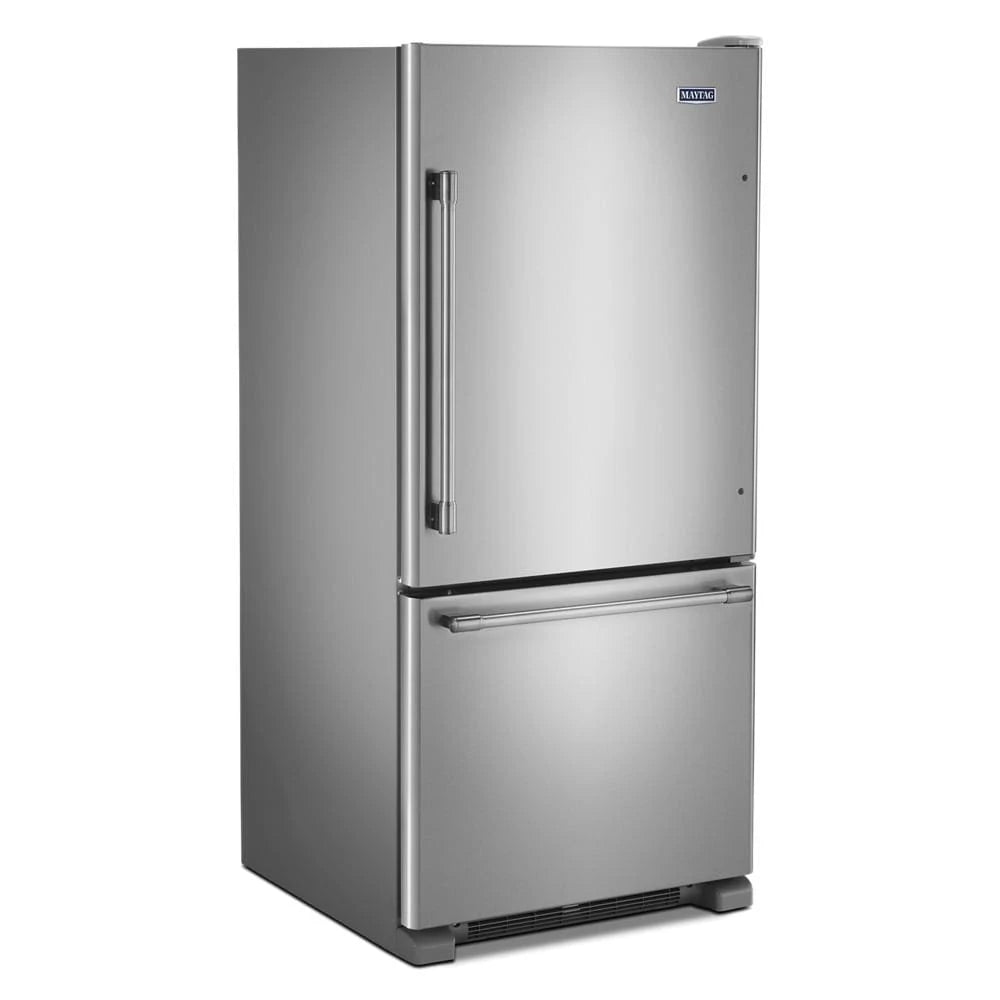 Maytag  30-Inch Wide Bottom Mount Refrigerator - 19 Cu. Ft. - Fingerprint Resistant Stainless Steel (MBF1958FEZ)