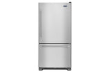 Maytag 30-Inch Wide Bottom Mount Refrigerator - 19 Cu. Ft. - Fingerprint Resistant Stainless Steel (MBF1958FEZ)