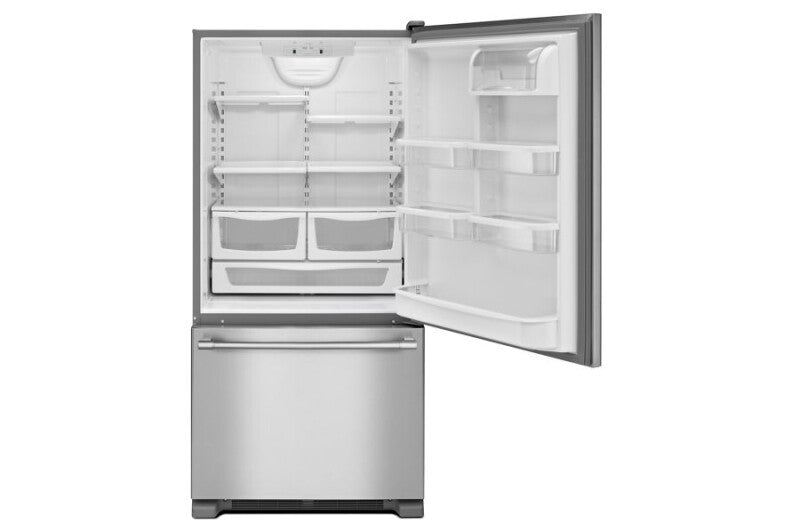 Maytag 30-Inch Wide Bottom Mount Refrigerator - 19 Cu. Ft. - Fingerprint Resistant Stainless Steel (MBF1958FEZ)