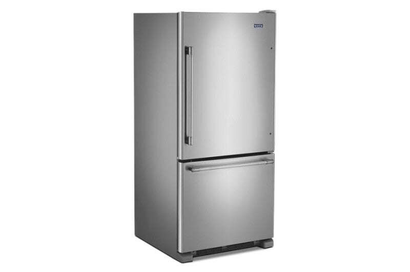 Maytag 30-Inch Wide Bottom Mount Refrigerator - 19 Cu. Ft. - Fingerprint Resistant Stainless Steel (MBF1958FEZ)