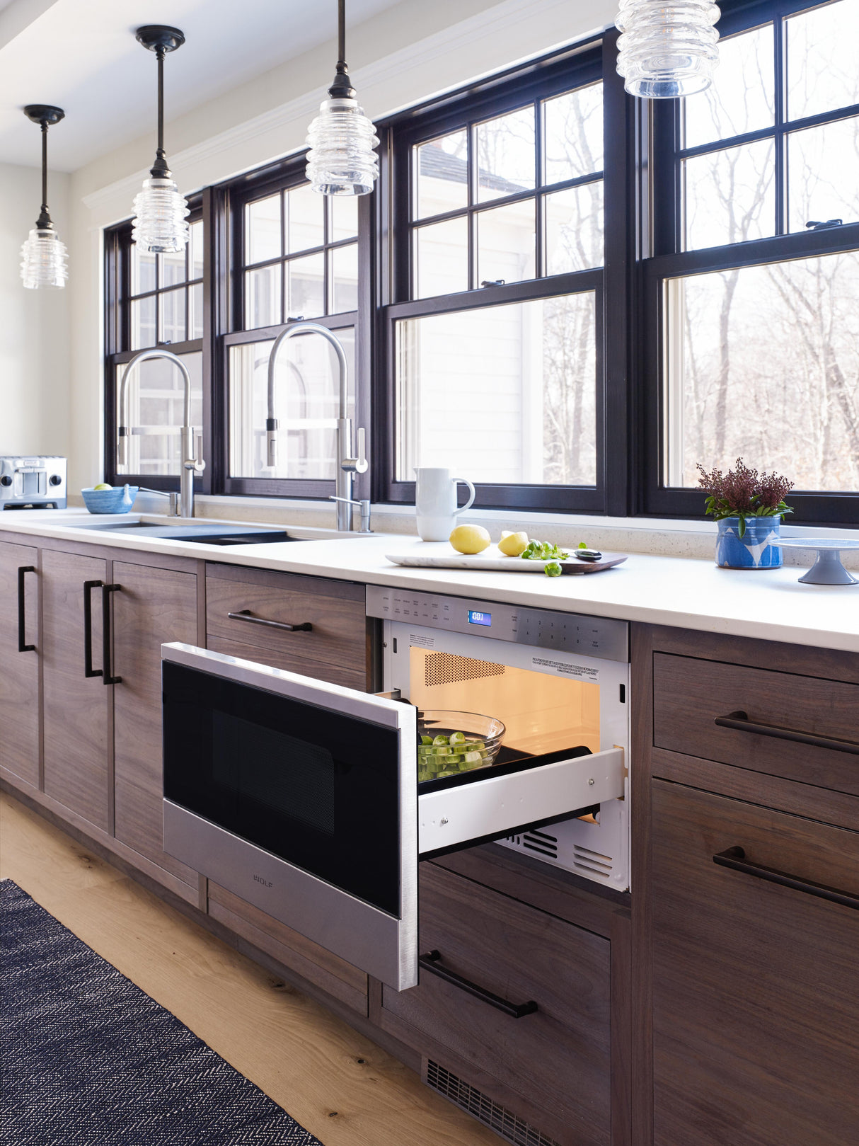 Wolf 24" Transitional Drawer Microwave - Stainless Steel (MD24TES)