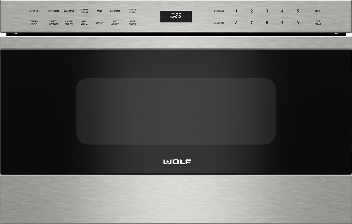 Wolf 24" Transitional Drawer Microwave - Stainless Steel (MD24TES)