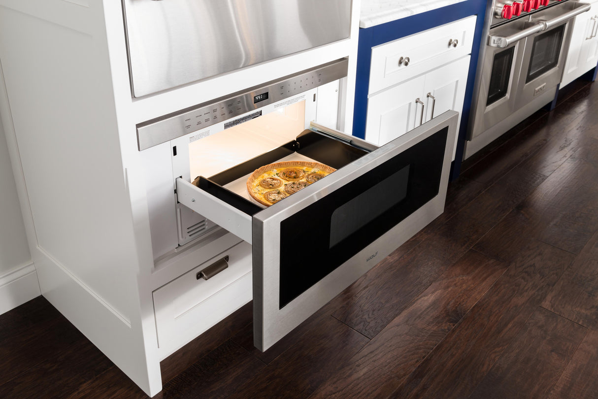 Wolf 30" Professional Drawer Microwave - Stainless Steel (MD30PES)