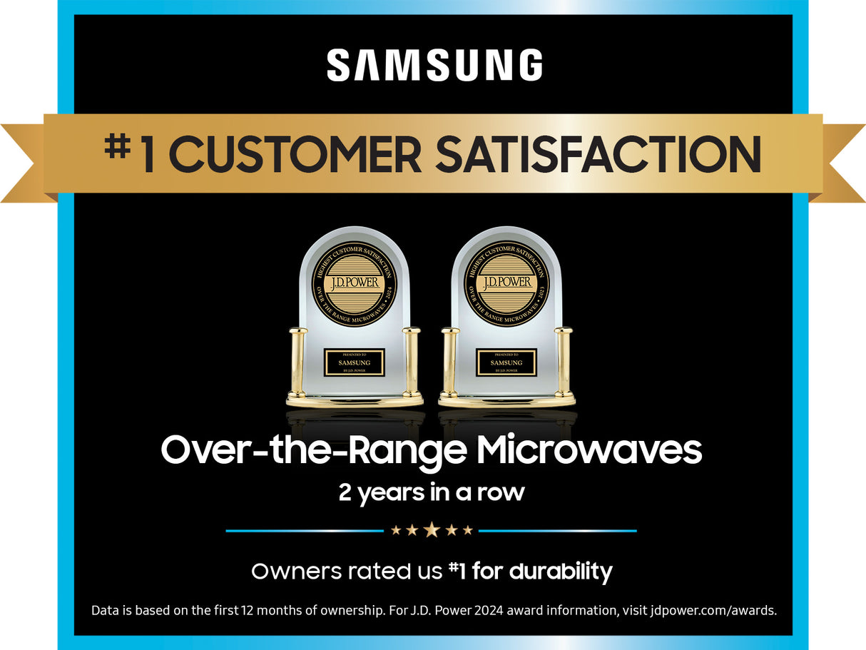 Samsung  Fingerprint Resistant | 1000W Power | 1.7 cu.ft. - Stainless Steel (ME17R7021ESAA)