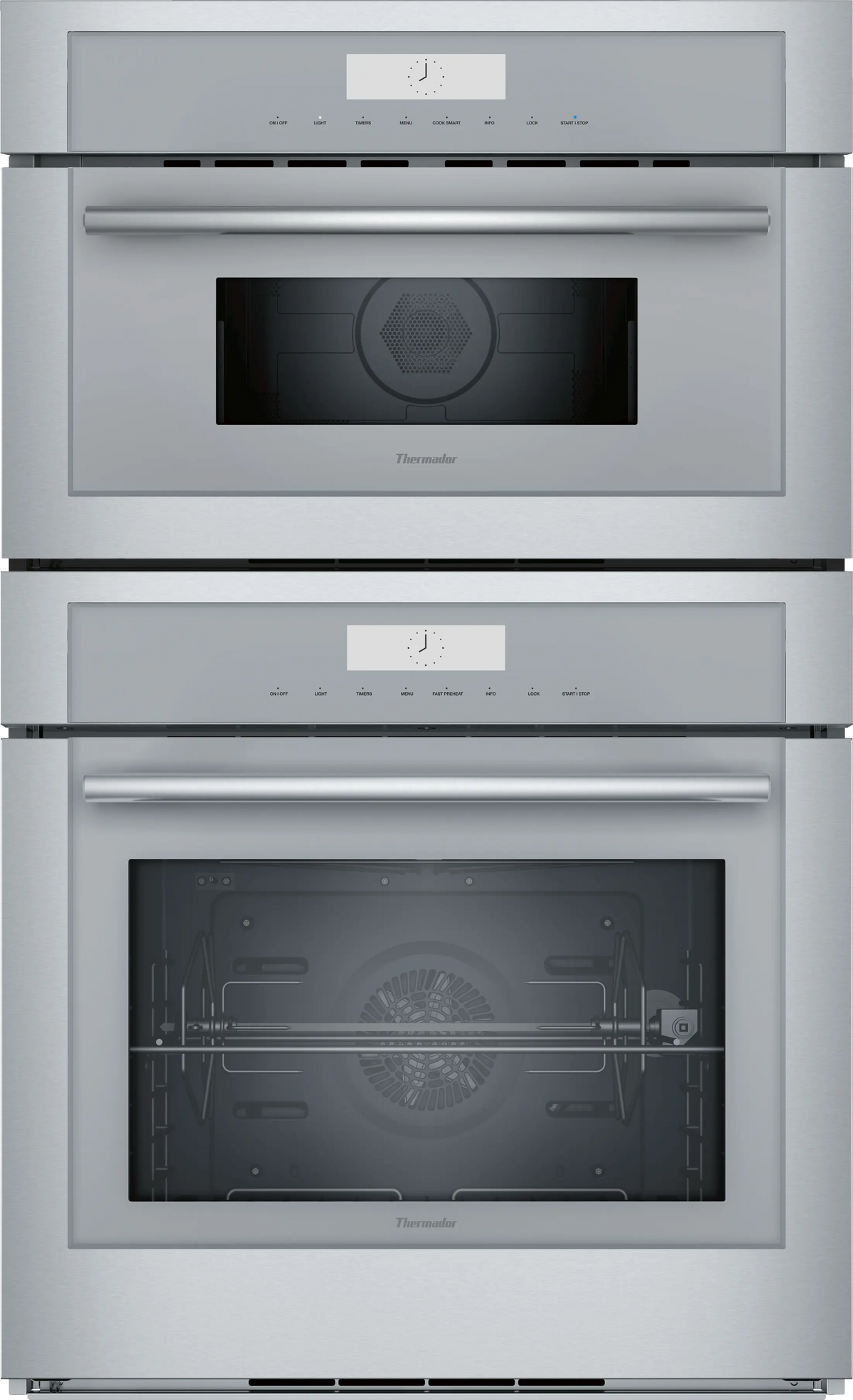 THERMADOR  Masterpiece® Double Combination Built-in Oven With Speed Oven 30'' - Stainless Steel (MEDMC301WS)