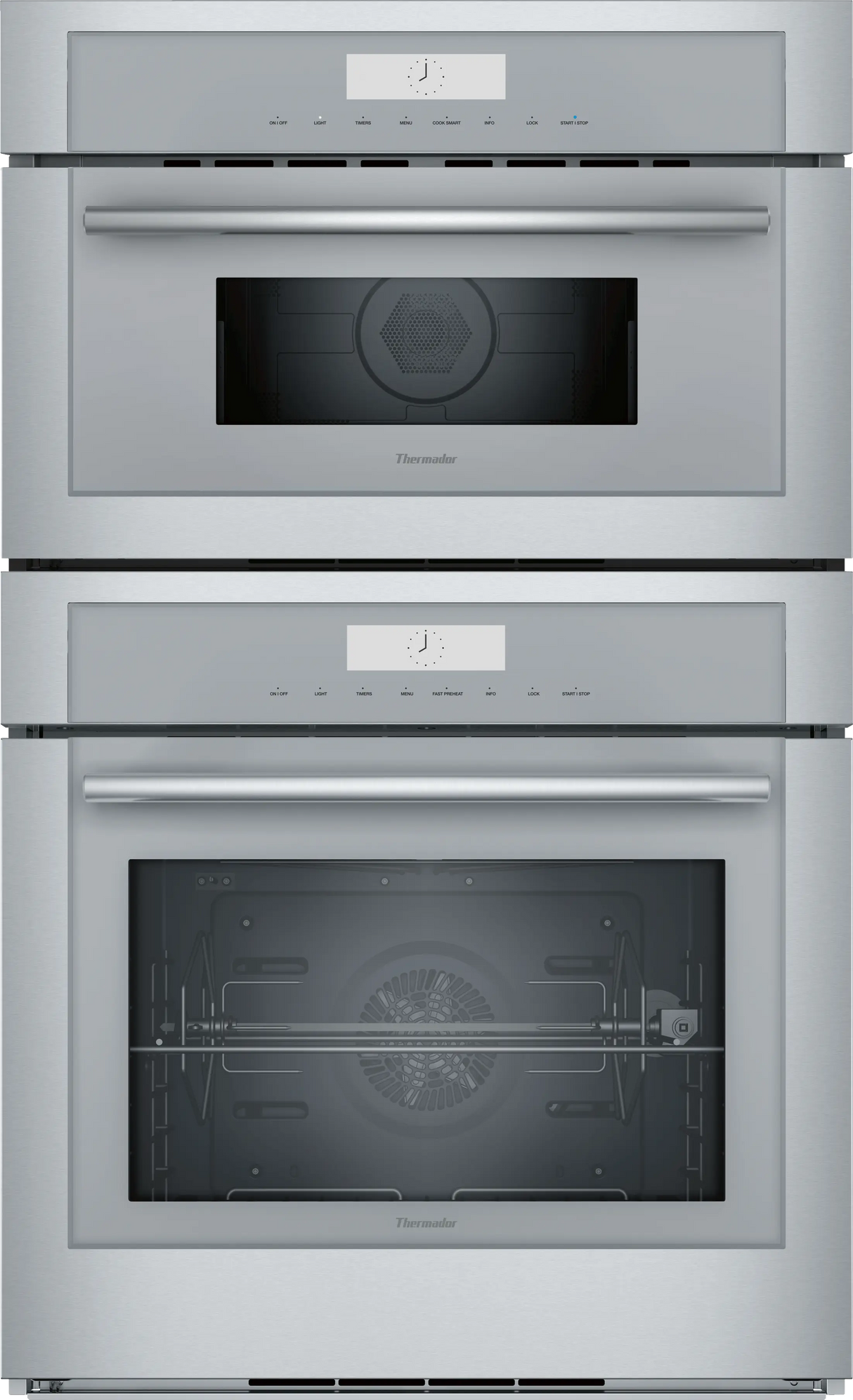THERMADOR  Masterpiece® Double Combination Built-in Oven With Speed Oven 30'' - Stainless Steel (MEDMC301WS)