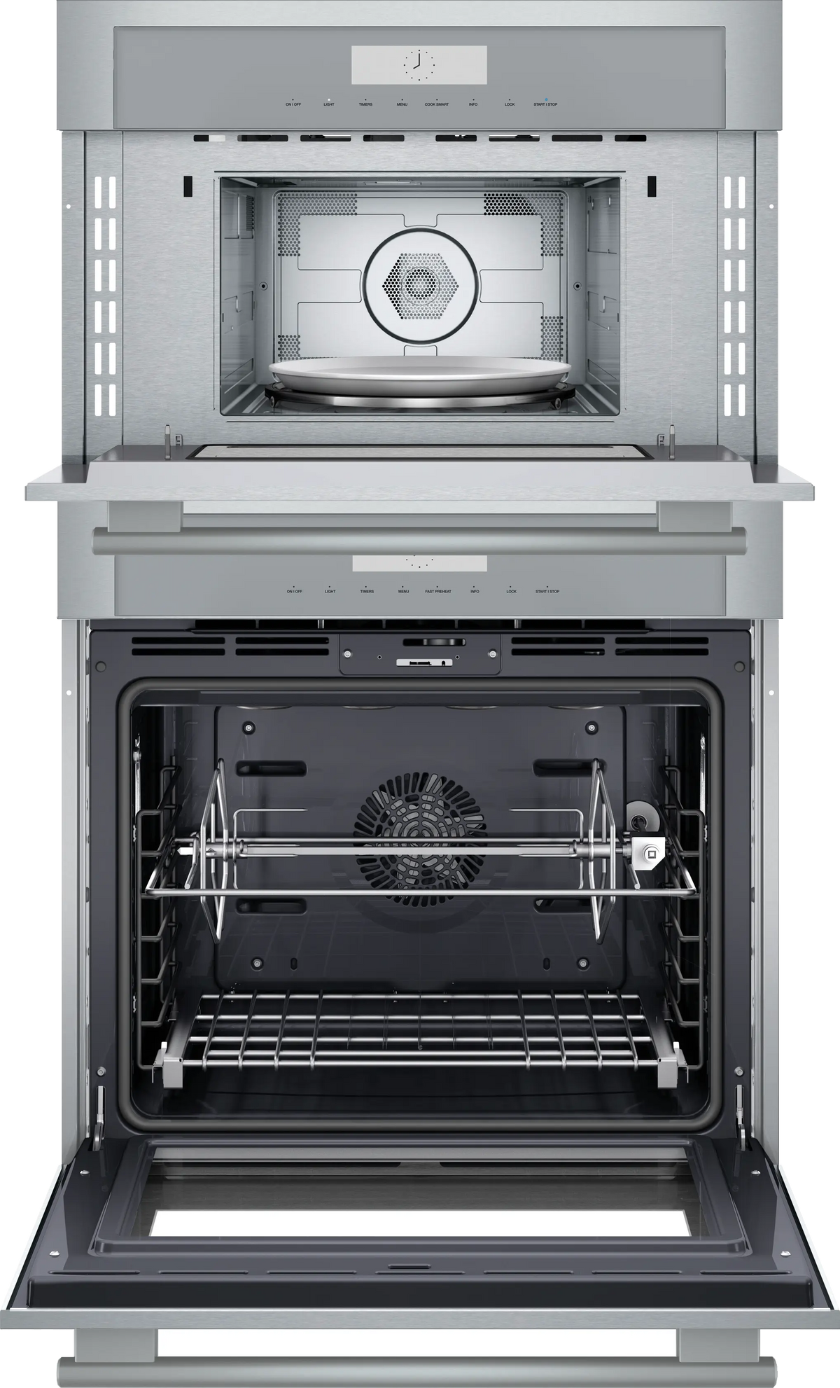 THERMADOR  Masterpiece® Double Combination Built-in Oven With Speed Oven 30'' - Stainless Steel (MEDMC301WS)