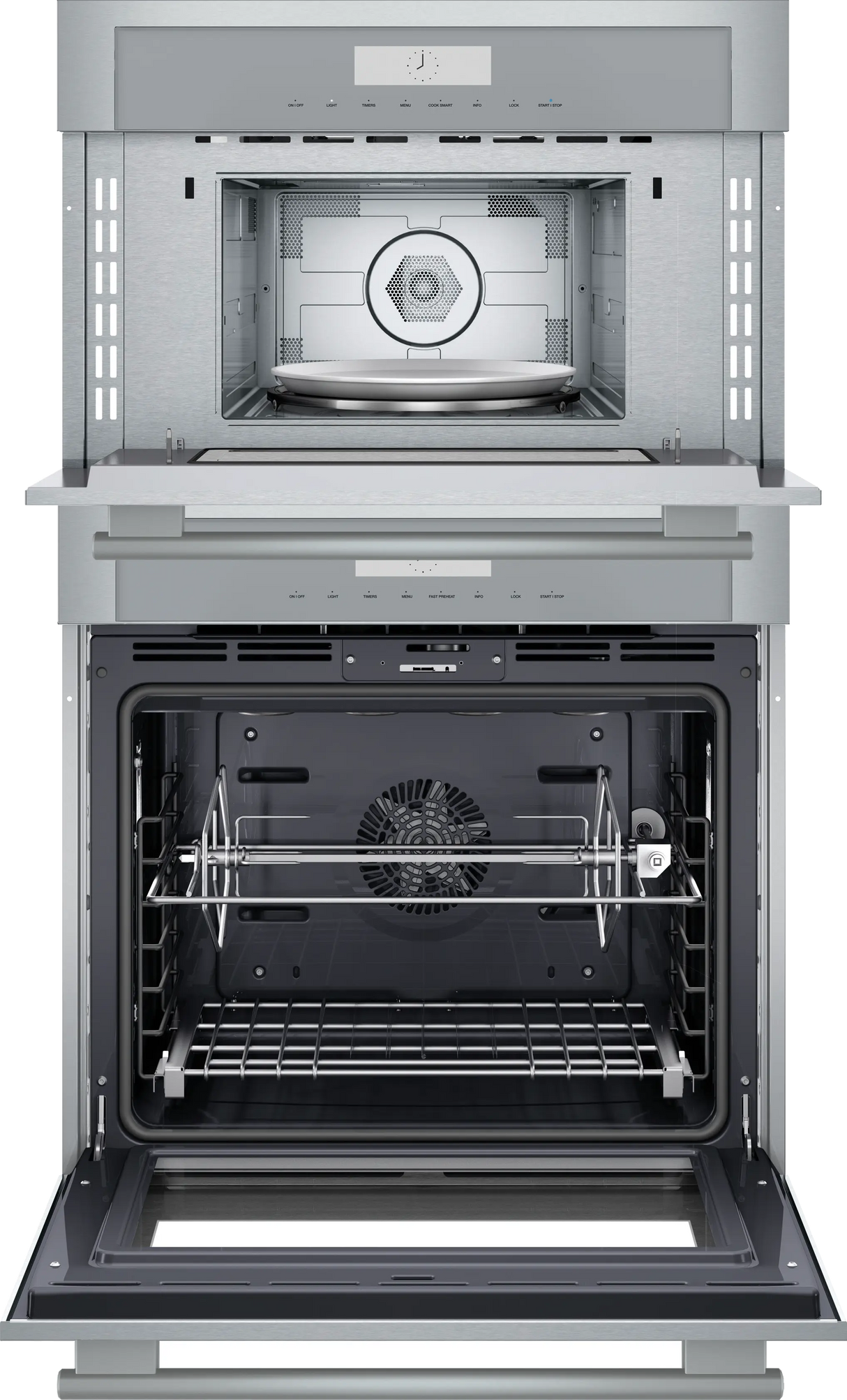 THERMADOR  Masterpiece® Double Combination Built-in Oven With Speed Oven 30'' - Stainless Steel (MEDMC301WS)