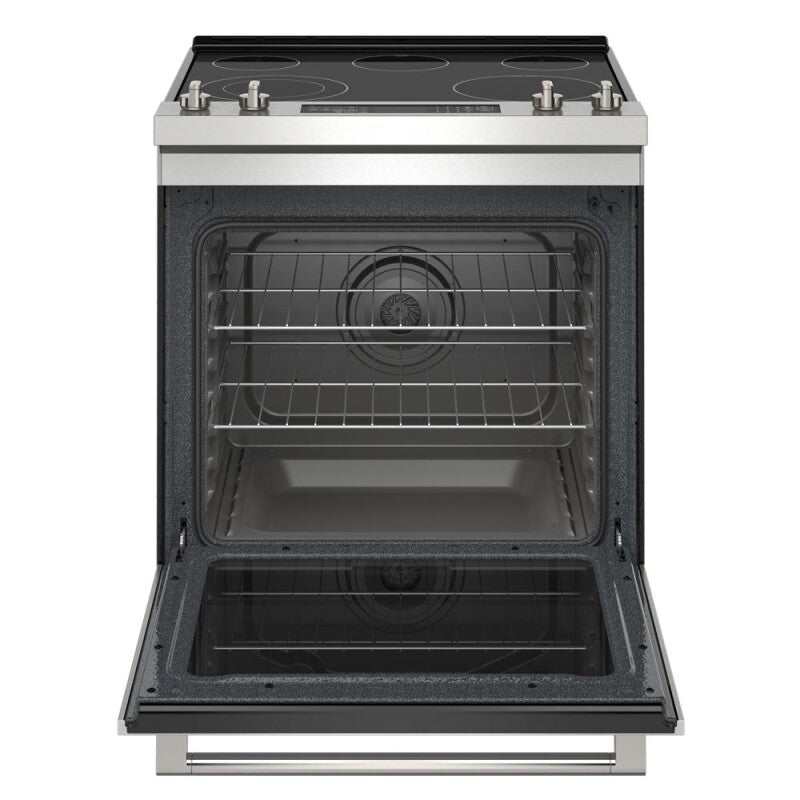 MAYTAG 30-Inch Wide Slide-In Electric Range With Air Fry - 6.4 Cu. Ft. - Fingerprint Resistant Stainless Steel (MES8800PZ)
