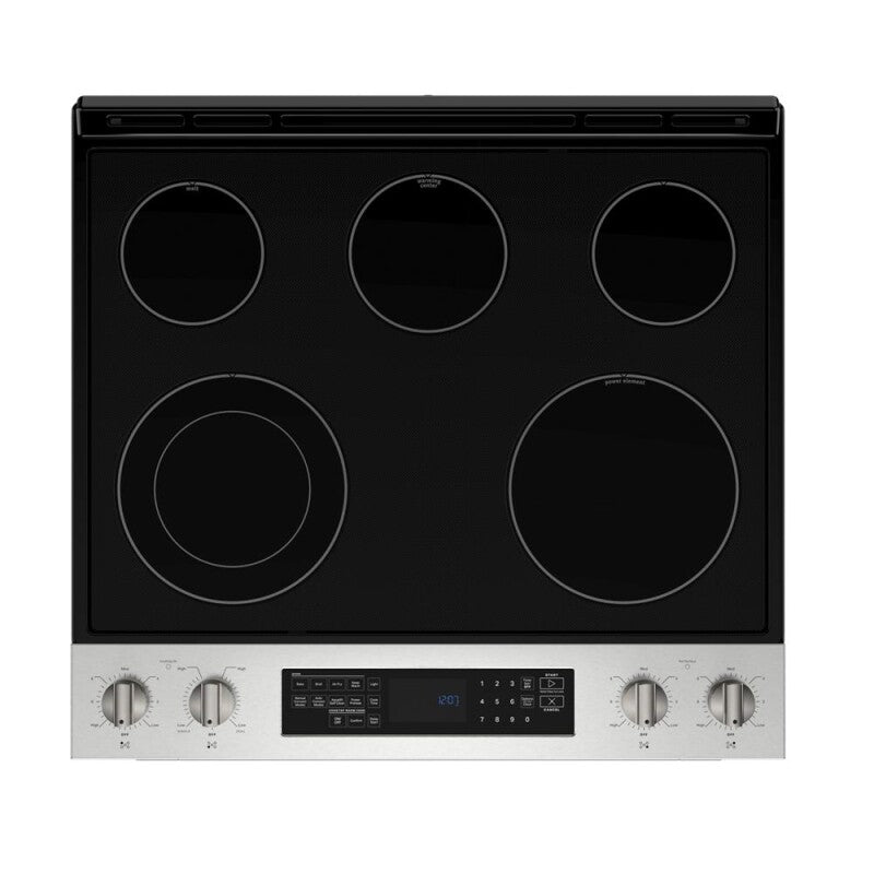 MAYTAG 30-Inch Wide Slide-In Electric Range With Air Fry - 6.4 Cu. Ft. - Fingerprint Resistant Stainless Steel (MES8800PZ)