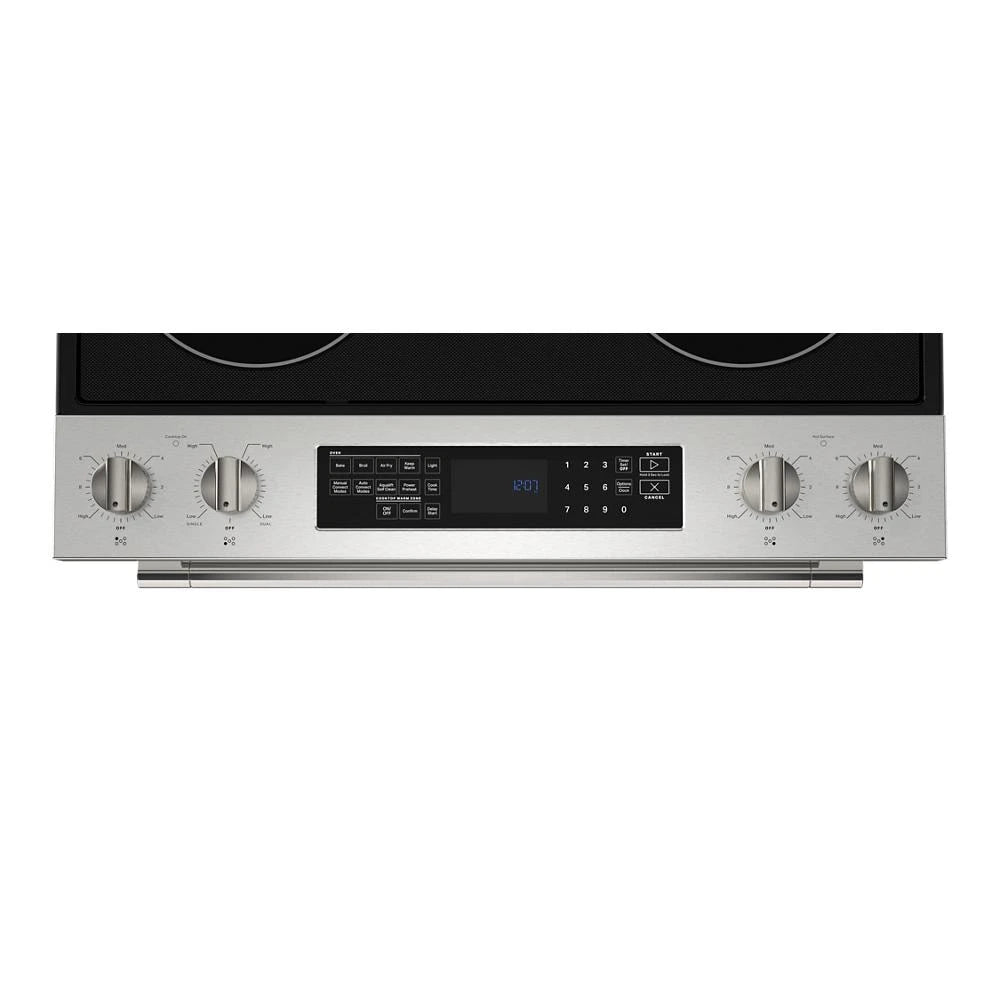 MAYTAG  30-Inch Wide Slide-In Electric Range With Air Fry - 6.4 Cu. Ft. - Fingerprint Resistant Stainless Steel (MES8800PZ)