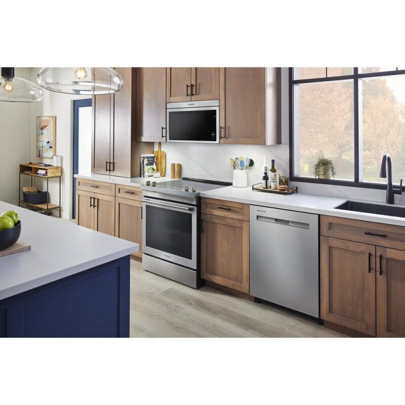 MAYTAG 30-Inch Wide Slide-In Electric Range With Air Fry - 6.4 Cu. Ft. - Fingerprint Resistant Stainless Steel (MES8800PZ)