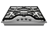 Maytag  30-inch Wide Gas Cooktop with Power Burner - Stainless Steel (MGC7430DS)