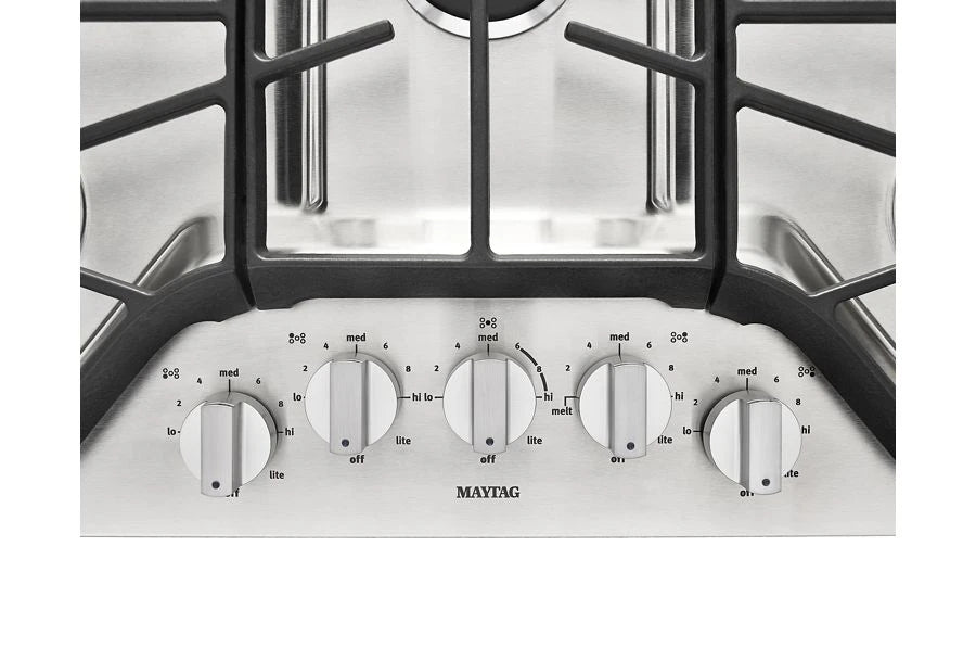 MAYTAG  36-inch Wide Gas Cooktop with Power™ Burner - Stainless Steel (MGC7536DS)