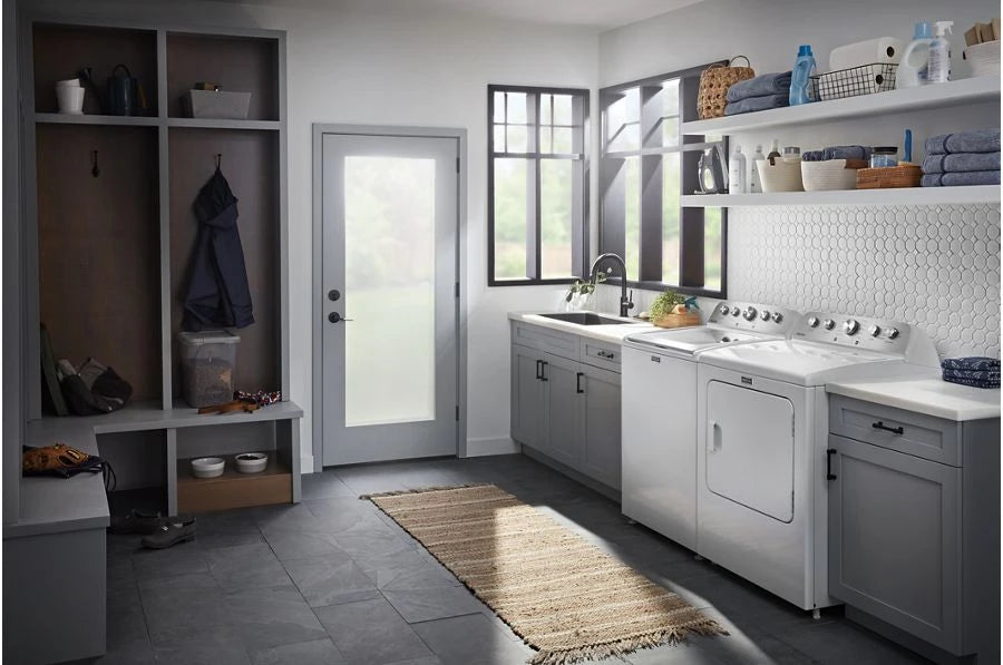 MAYTAG  Top Load Gas Dryer with Steam-Enhanced Cycles - 7.0 cu. ft. - White (MGD5430MW)