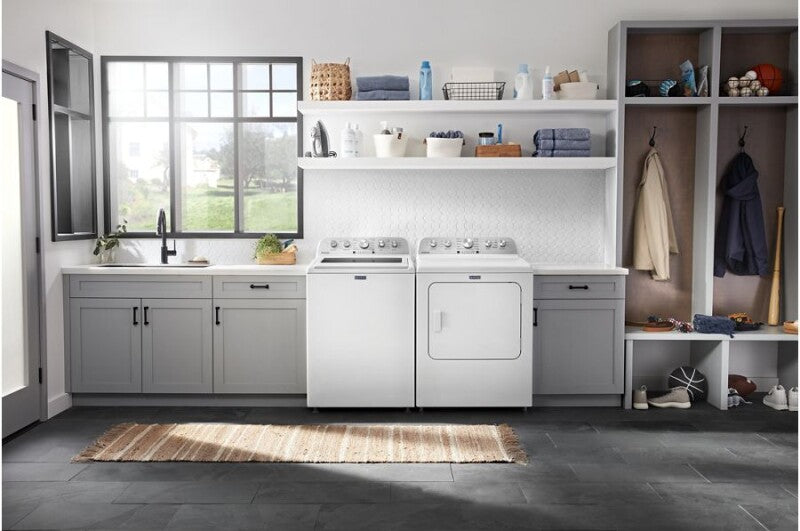 Maytag Top Load Gas Dryer with Steam-Enhanced Cycles - 7.0 cu. ft. - White (MGD5430MW)