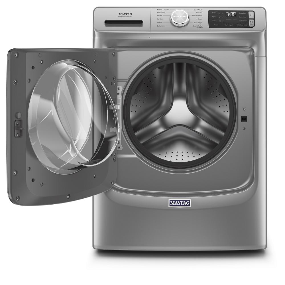 Maytag Front Load Washer with Extra Power and 16-Hr Fresh Hold option - 4.8 cu. ft. - Metallic Slate (MHW6630HC)