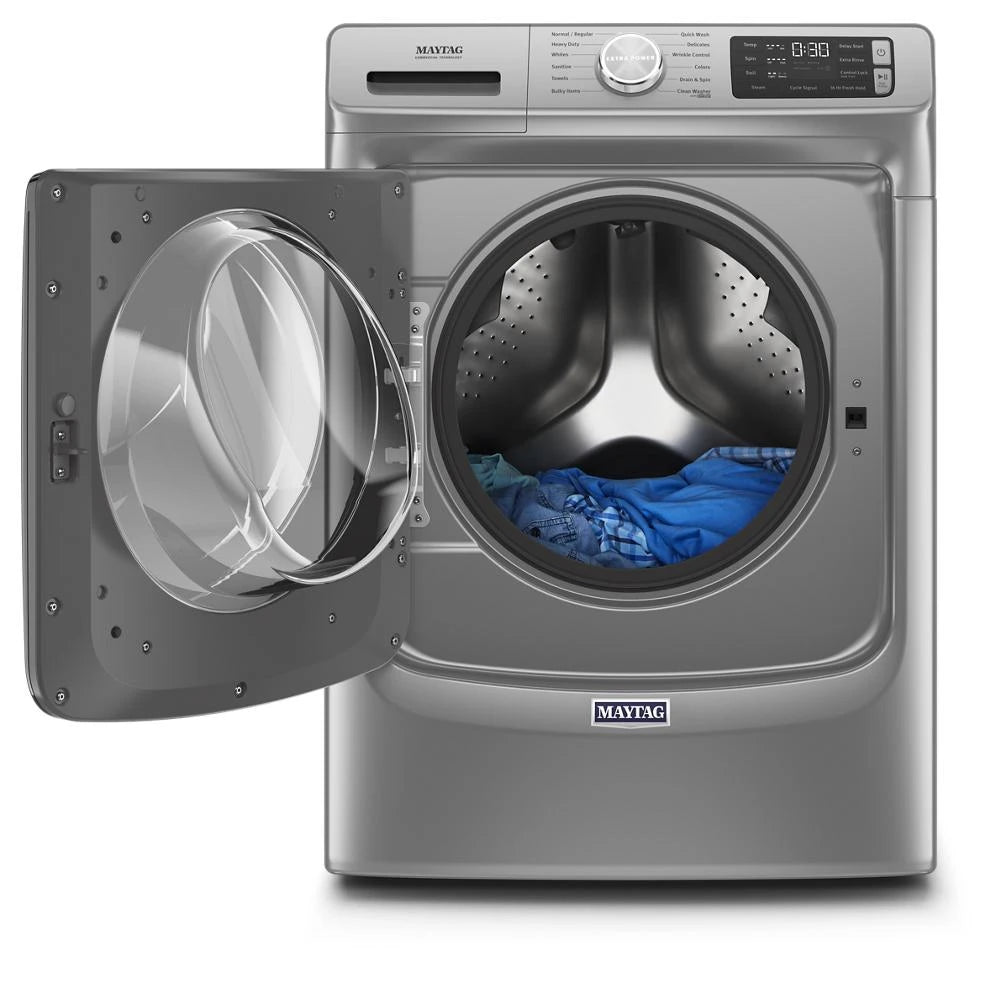 MAYTAG  Front Load Washer with Extra Power and 16-Hr Fresh Hold® option - 4.8 cu. ft. - Metallic Slate (MHW6630HC)
