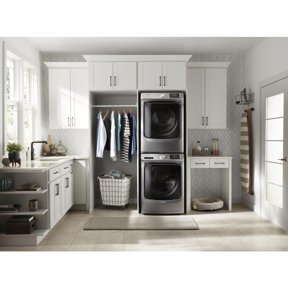 Maytag Front Load Washer with Extra Power and 16-Hr Fresh Hold option - 4.8 cu. ft. - Metallic Slate (MHW6630HC)