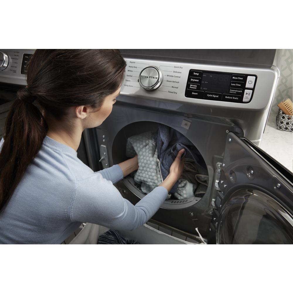 Maytag Front Load Washer with Extra Power and 16-Hr Fresh Hold option - 4.8 cu. ft. - Metallic Slate (MHW6630HC)