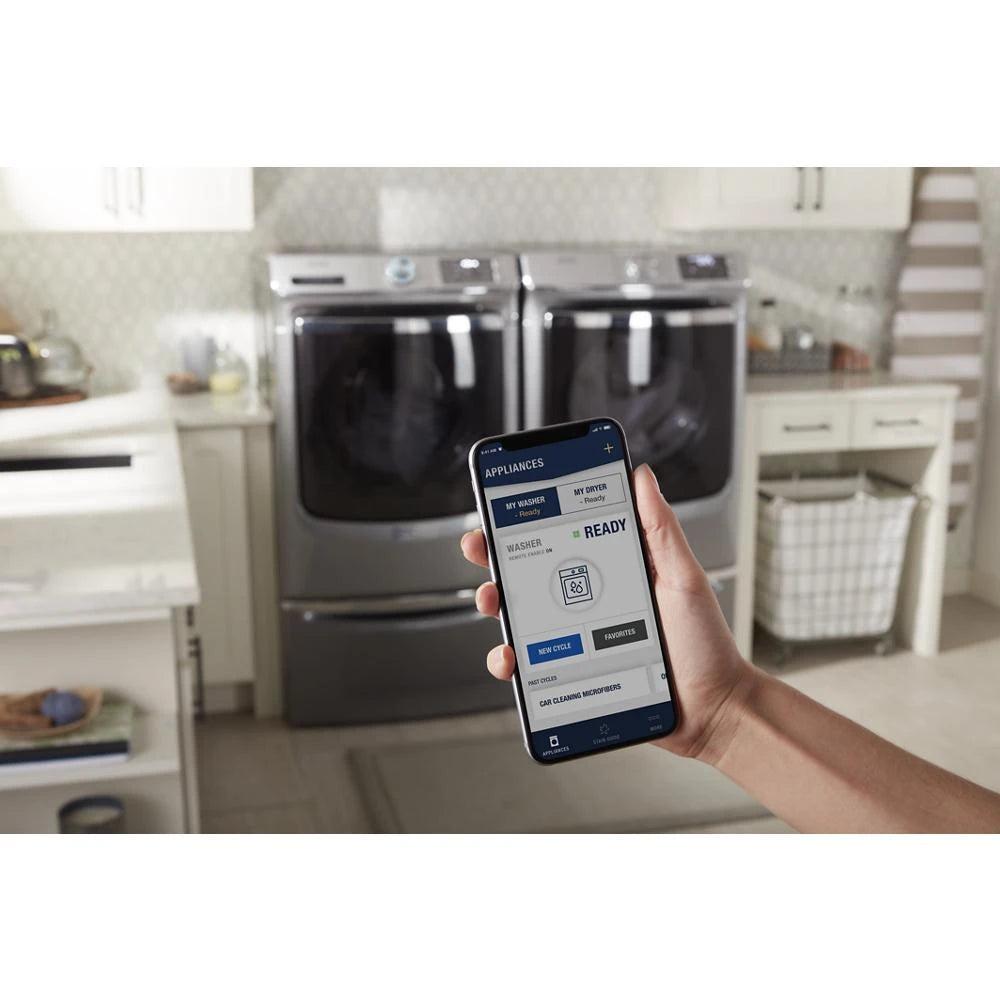 MAYTAG  Smart Front Load Washer with Extra Power and 24-Hr Fresh Hold® option - 5.0 cu. ft. - White (MHW8630HW)