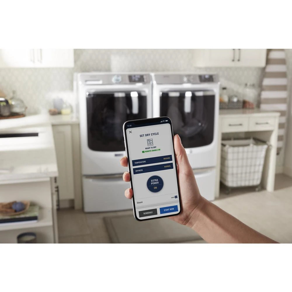 MAYTAG  Smart Front Load Washer with Extra Power and 24-Hr Fresh Hold® option - 5.0 cu. ft. - White (MHW8630HW)