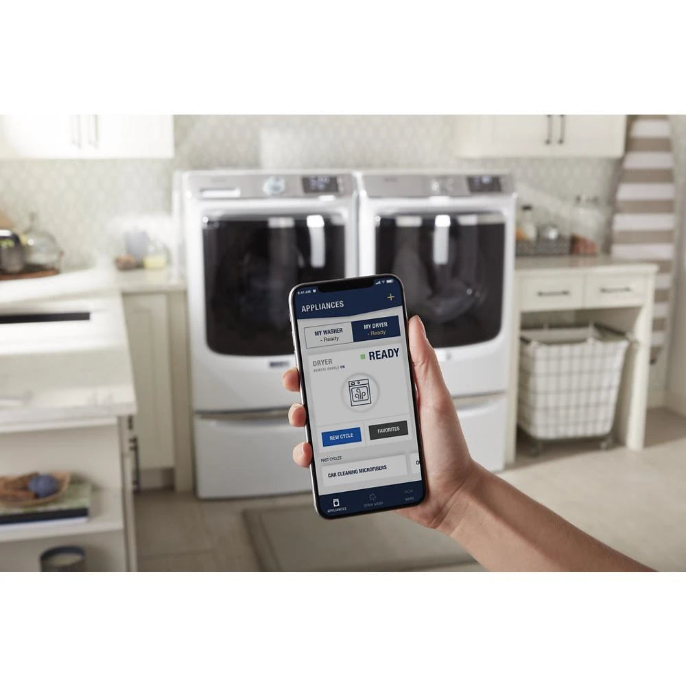 MAYTAG  Smart Front Load Washer with Extra Power and 24-Hr Fresh Hold® option - 5.0 cu. ft. - White (MHW8630HW)