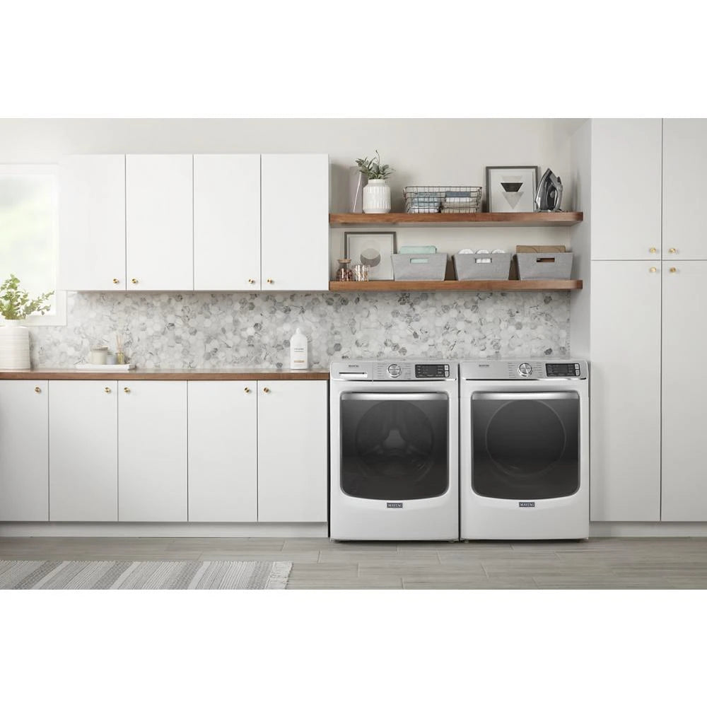MAYTAG  Smart Front Load Washer with Extra Power and 24-Hr Fresh Hold® option - 5.0 cu. ft. - White (MHW8630HW)