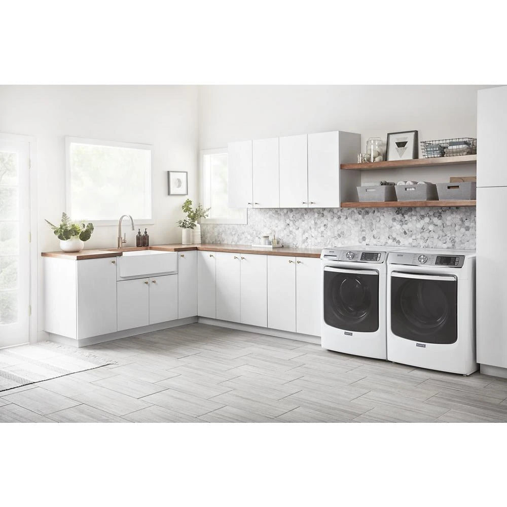 MAYTAG  Smart Front Load Washer with Extra Power and 24-Hr Fresh Hold® option - 5.0 cu. ft. - White (MHW8630HW)