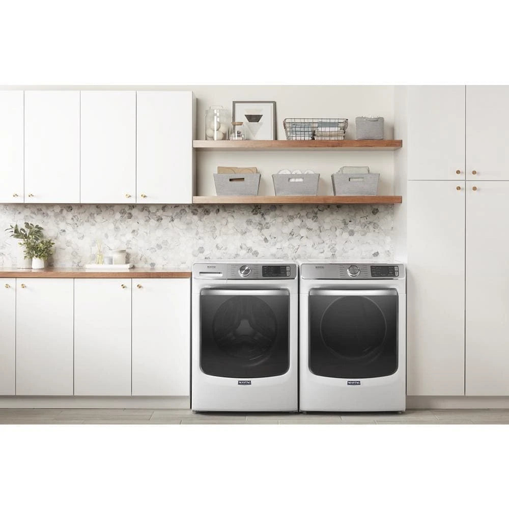 MAYTAG  Smart Front Load Washer with Extra Power and 24-Hr Fresh Hold® option - 5.0 cu. ft. - White (MHW8630HW)