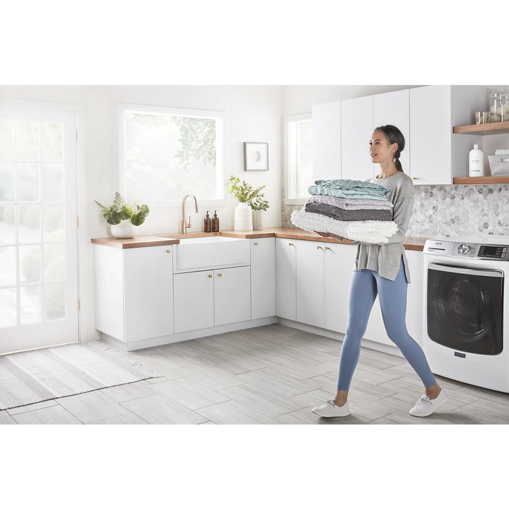 Maytag Smart Front Load Washer with Extra Power and 24-Hr Fresh Hold option - 5.0 cu. ft. - White (MHW8630HW)