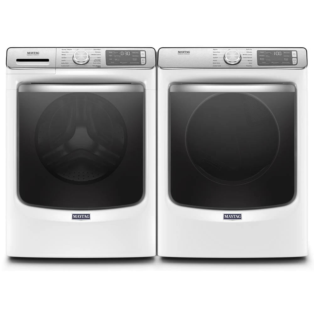 MAYTAG  Smart Front Load Washer with Extra Power and 24-Hr Fresh Hold® option - 5.0 cu. ft. - White (MHW8630HW)