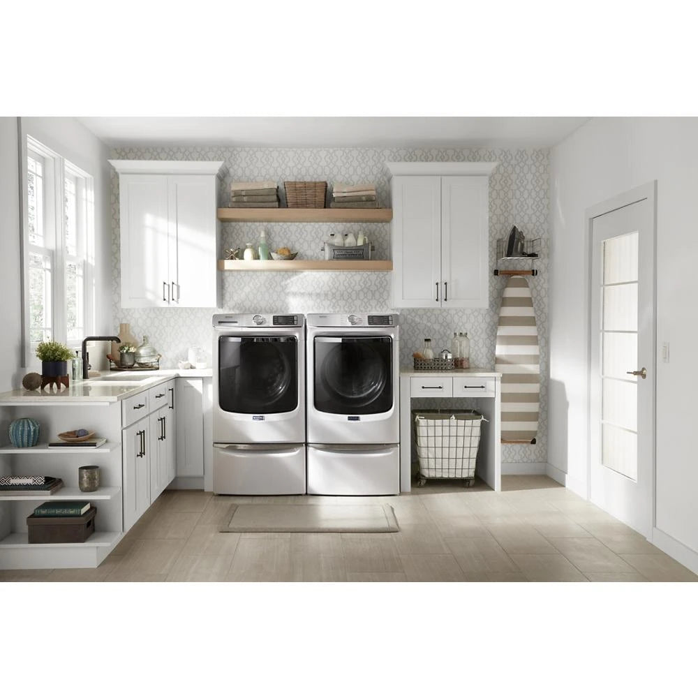 MAYTAG  Smart Front Load Washer with Extra Power and 24-Hr Fresh Hold® option - 5.0 cu. ft. - White (MHW8630HW)