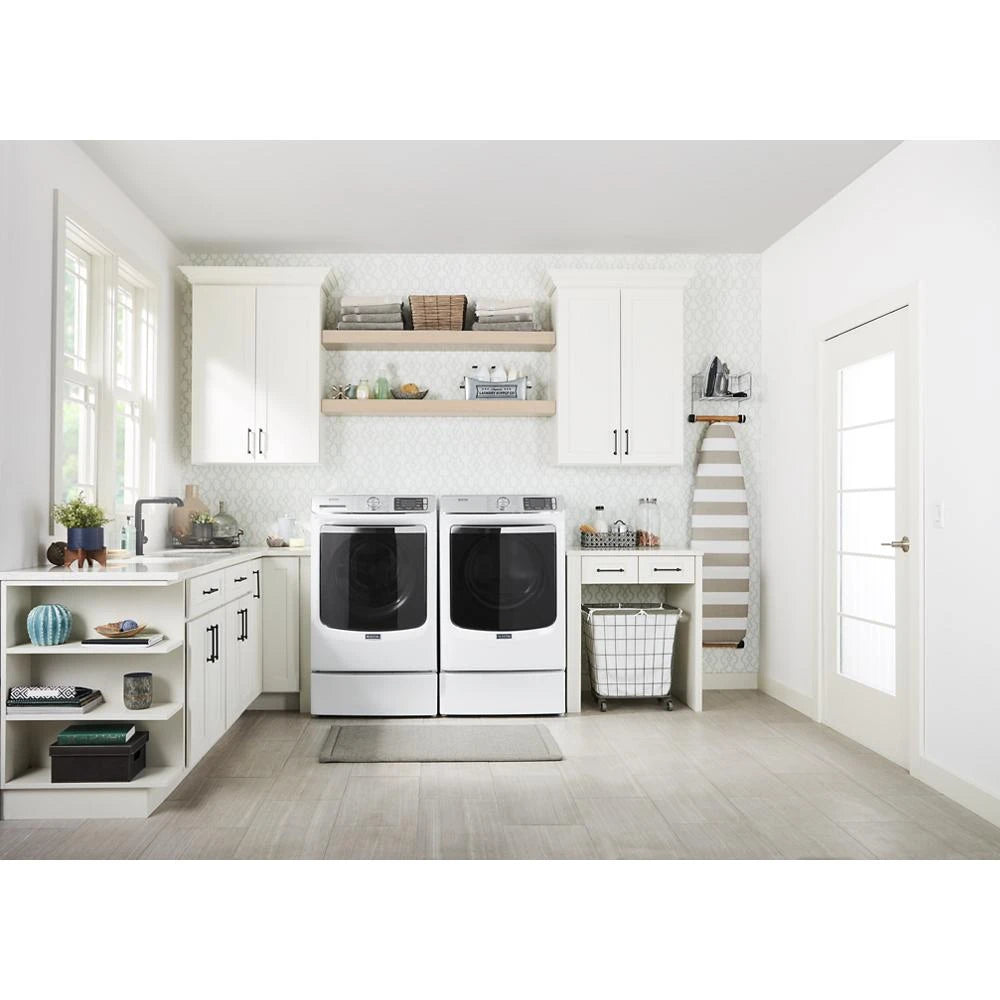 MAYTAG  Smart Front Load Washer with Extra Power and 24-Hr Fresh Hold® option - 5.0 cu. ft. - White (MHW8630HW)