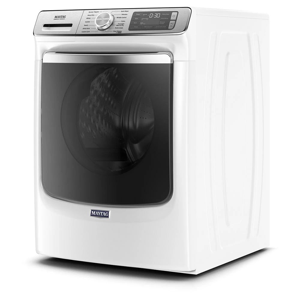 MAYTAG  Smart Front Load Washer with Extra Power and 24-Hr Fresh Hold® option - 5.0 cu. ft. - White (MHW8630HW)