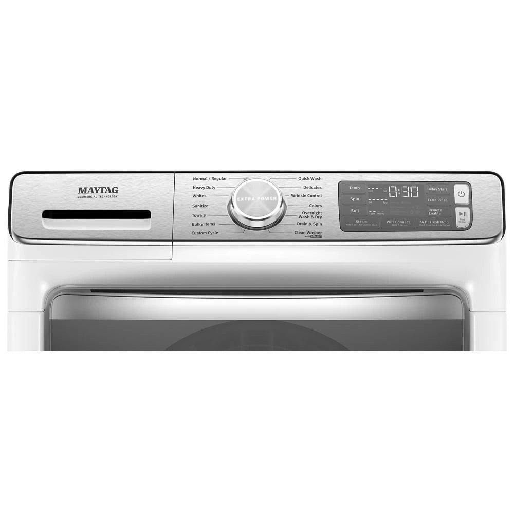 MAYTAG  Smart Front Load Washer with Extra Power and 24-Hr Fresh Hold® option - 5.0 cu. ft. - White (MHW8630HW)
