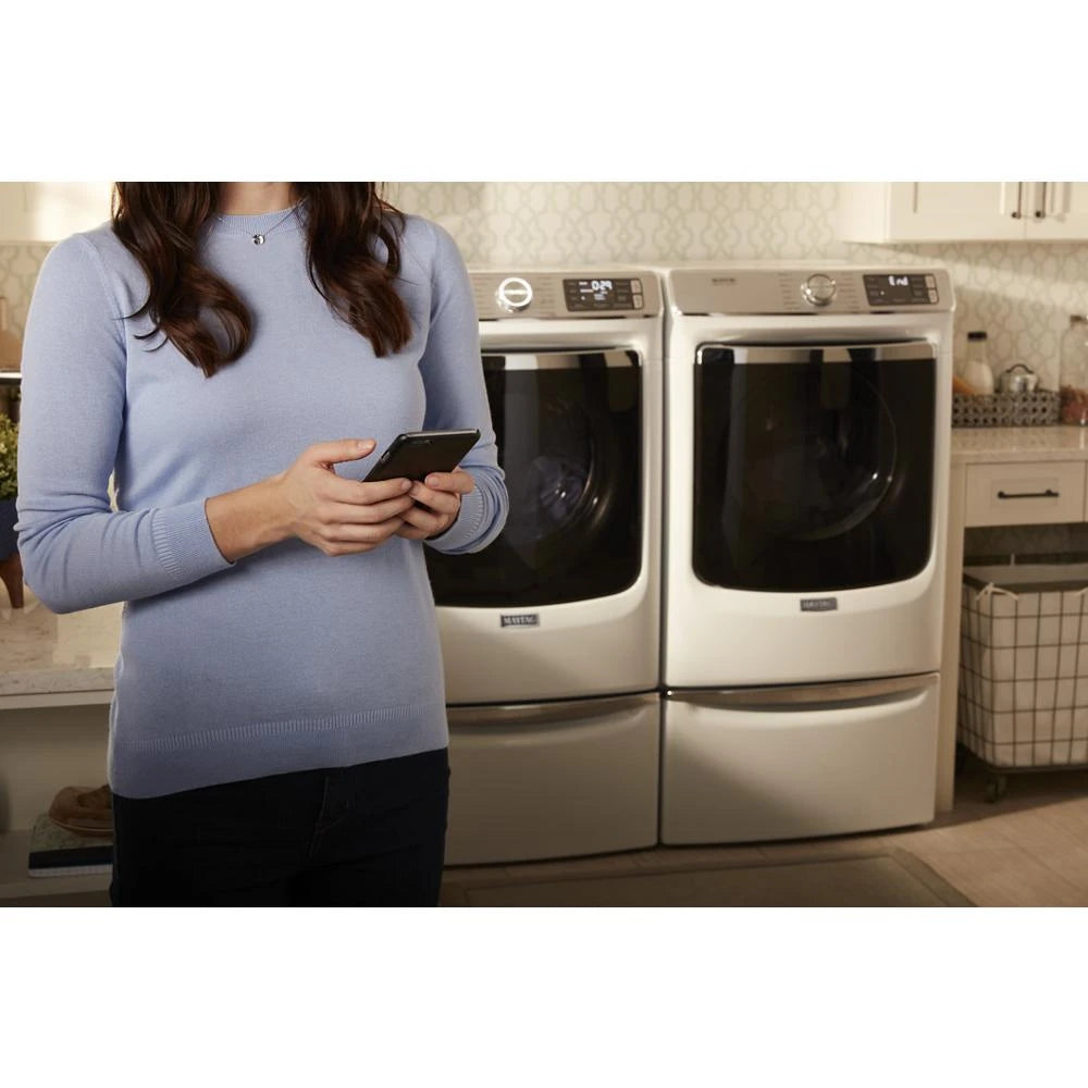 MAYTAG  Smart Front Load Washer with Extra Power and 24-Hr Fresh Hold® option - 5.0 cu. ft. - White (MHW8630HW)