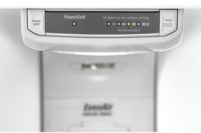 Maytag 33-Inch Wide Top Freezer Refrigerator with EvenAir Cooling Tower- 21 Cu. Ft. - Fingerprint Resistant Stainless Steel (MRT711SMFZ)