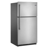 MAYTAG  33-Inch Wide Top Freezer Refrigerator with EvenAir™ Cooling Tower- 21 Cu. Ft. - Fingerprint Resistant Stainless Steel (MRT711SMFZ)