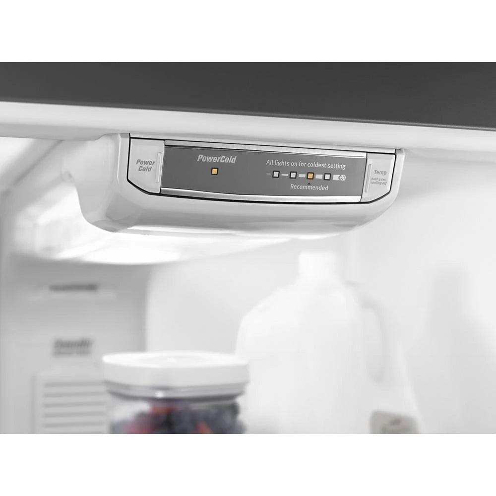MAYTAG  33-Inch Wide Top Freezer Refrigerator with EvenAir™ Cooling Tower- 21 Cu. Ft. - Fingerprint Resistant Stainless Steel (MRT711SMFZ)