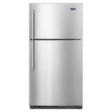 MAYTAG  33-Inch Wide Top Freezer Refrigerator with EvenAir™ Cooling Tower- 21 Cu. Ft. - Fingerprint Resistant Stainless Steel (MRT711SMFZ)