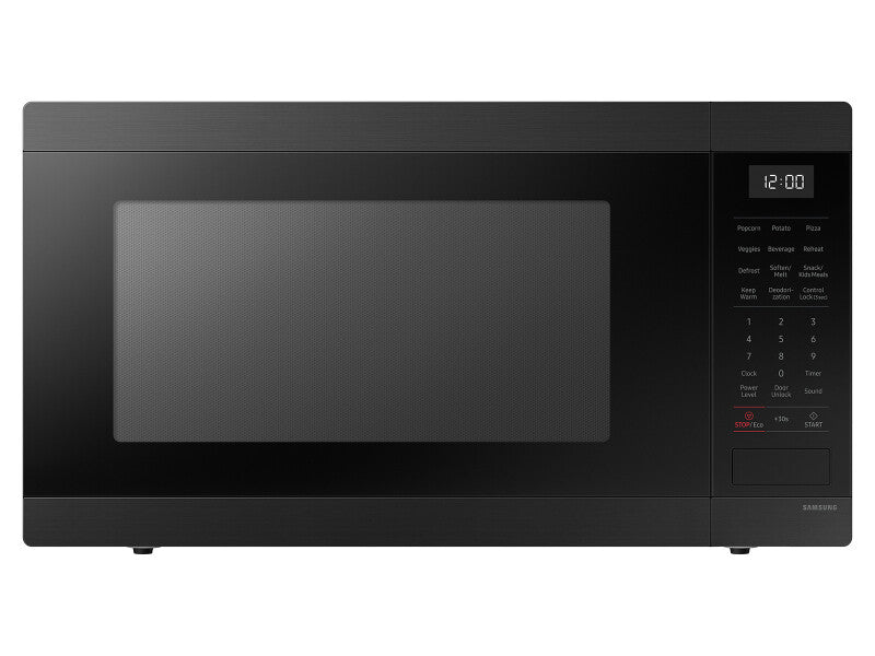 SAMSUNG  Fingerprint Resistant | Ceramic Enamel Interior | 1.9 cu.ft. - Matte Black Stainless Steel (MS19DG8500MTAA)