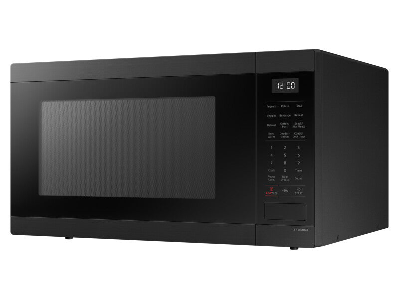 SAMSUNG  Fingerprint Resistant | Ceramic Enamel Interior | 1.9 cu.ft. - Matte Black Stainless Steel (MS19DG8500MTAA)