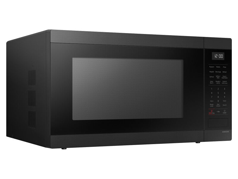 SAMSUNG  Fingerprint Resistant | Ceramic Enamel Interior | 1.9 cu.ft. - Matte Black Stainless Steel (MS19DG8500MTAA)