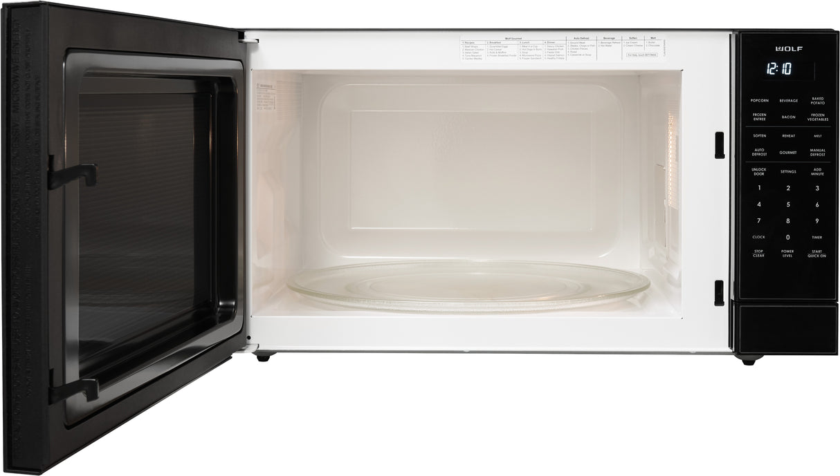 Wolf 24" Standard Microwave Oven - Black (MS24)