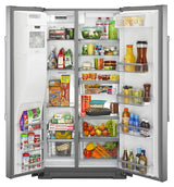 Maytag  36- Inch Wide Counter Depth Side-by-side Refrigerator- 21 Cu. Ft. - Fingerprint Resistant Stainless Steel (MSC21C6MFZ)