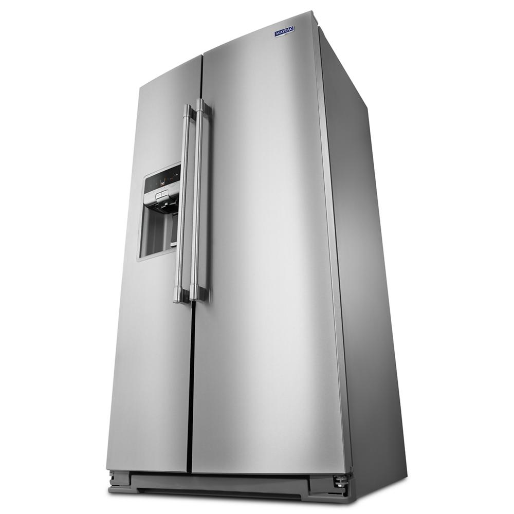 MAYTAG 36- Inch Wide Counter Depth Side-by-Side Refrigerator- 21 Cu. Ft. - Fingerprint Resistant Stainless Steel (MSC21C6MFZ)