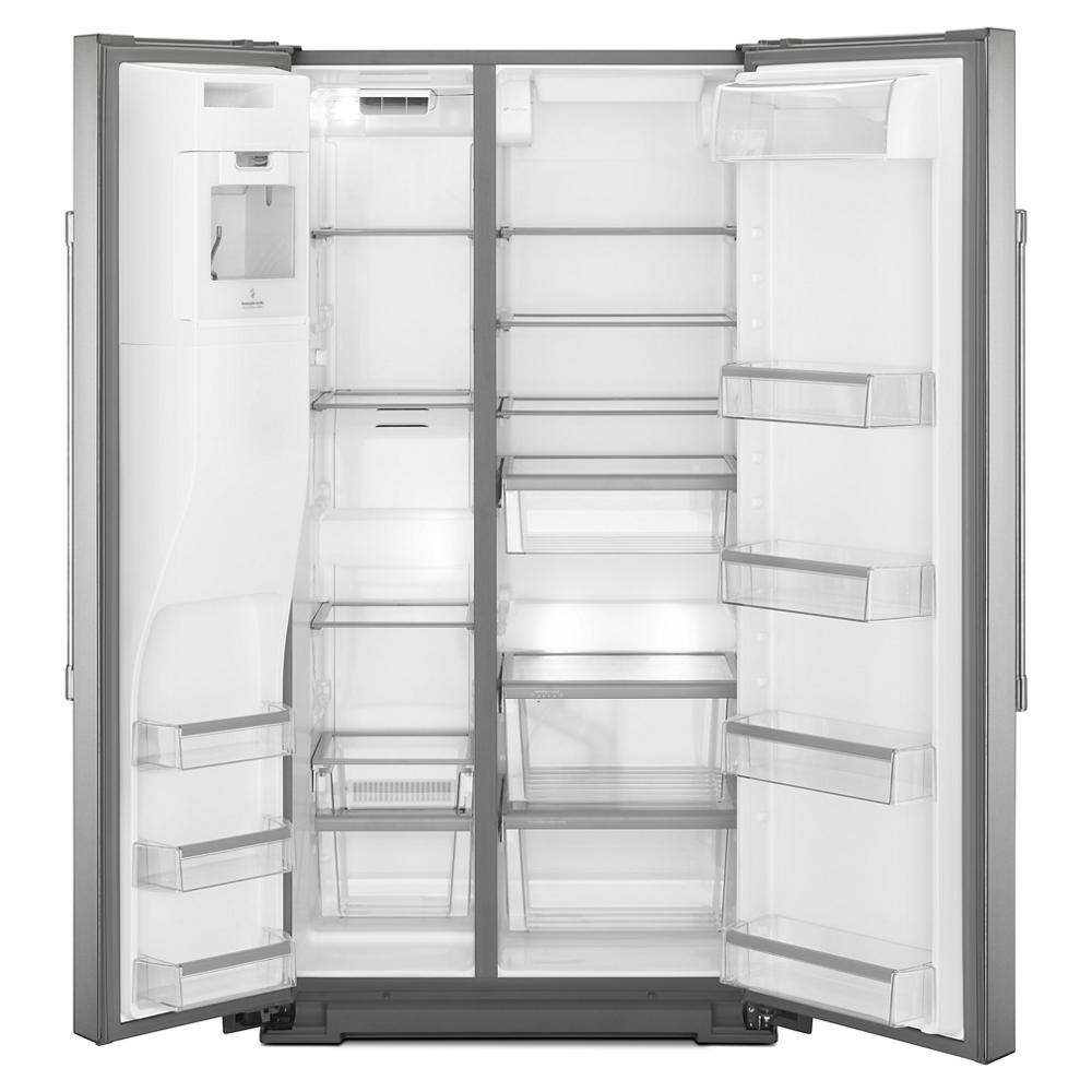MAYTAG 36- Inch Wide Counter Depth Side-by-Side Refrigerator- 21 Cu. Ft. - Fingerprint Resistant Stainless Steel (MSC21C6MFZ)