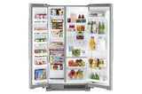Maytag 36-Inch Wide Side-by-Side Refrigerator - 25 cu. ft. - Fingerprint-Resistant Stainless Finish (MSS25N4MKZ)
